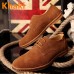 Men's Spring / Summer / Fall / Winter Comfort Leather / Suede Casual Flat Heel Lace-up  