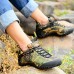 Men's Trail Running Shoes Hiking Shoes Leather / Canvas Green  