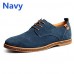 Men's Spring / Summer / Fall / Winter Comfort Leather / Suede Casual Flat Heel Lace-up  