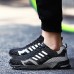 Men's Spring / Summer / Fall / Winter Comfort / Round Toe Tulle Lace-up Black / Green / Navy Running  