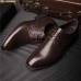 Men's Shoes Wedding/Office & Career/Party & Evening Leather Oxfords Black/Brown  