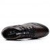 Men's Spring / Summer / Fall / Winter Comfort / Round Toe / Closed Toe Leather Office & Career / Casual Flat Heel Lace-up Black / Brown  