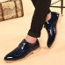 Men's Shoes Office & Career/Party & Evening/Wedding Fashion Leather Oxfords Shoes Black/White/Bule/Red 38-43  