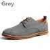 Men's Spring / Summer / Fall / Winter Comfort Leather / Suede Casual Flat Heel Lace-up  