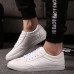 Men's Spring / Summer / Fall Styles / Round Toe PU Office & Career / Casual / Party & Evening Flat Heel Black / White  