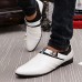 Men's Shoes Office & Career / Party & Evening / Casual Leather Oxfords Black / Brown / White  