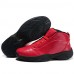 Men's Basketball Shoes Patent Leather Black / Red  