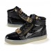 Men's Shoes / Athletic / Casual Patent Leather Fashion Sneakers Black / White  