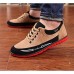 Men's Spring / Summer / Fall / Winter Comfort Leatherette Casual Flat Heel Lace-up Black / Blue / Yellow  