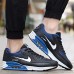 Men's Spring / Summer / Fall / Winter Comfort Leather / Tulle Lace-up Black / Blue / Green / Red / White Running  