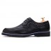 Men's Shoes Casual Faux Leather Oxfords Black/Brown/Burgundy  