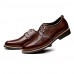 Men's Shoes Office & Career/Casual Leather Oxfords Black/Brown  