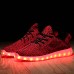 Men's LED Shoes USB charging Athletic/Casual Microfibre Fashion Sneakers Black/Green/Red/Gray  