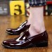 Men's Shoes Office & Career / Party & Evening / Casual Patent Leather Loafers Black / Blue / Burgundy  