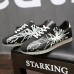 Men's Fluorescent Shoes  Casual Fashion Sneakers Black / Gray / Gold  