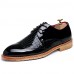 Men's Spring / Summer / Fall Pointed Toe Leatherette Casual Low Heel Lace-up Black / Red / White / Navy  