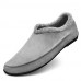 Big Size Men's Shoes 38-48 Casual Loafers Yellow / Gray  