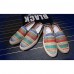 Men's Summer Comfort Tulle Casual Flat Heel Blue / Brown / Green  