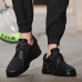 Men's Shoes Running/Casual/Outdoor/Travel Tulle Leather Fashion Sneakers Shoes Black/White 39-44  