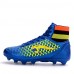 Indoor Court Soccer / Men's / Boy's Soccer Shoes Black / Blue / Gold  