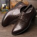 Men's Shoes Wedding/Office & Career/Party & Evening Leather Oxfords Black/Brown  