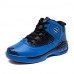 Men's Spring / Summer / Fall / Winter Comfort / Round Toe Leather Lace-up Black / Blue / Red Basketball  