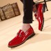 Men's Shoes Casual/Office/Wedding Fashion Trend Leather Shoes Black/Red/Brown/Bule  