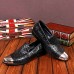 Men's Shoes Amir Pure Manual Black Flash Stage Show Wedding / Evening Party Comfort Cowhide Leather Loafers  