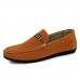 Men's Summer Round Toe Suede Casual Black / Blue / Brown  