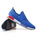 Men's Shoes Casual/Travel/Running Fashion Sneakers Tulle Leather Shoes Black/Bule/White  