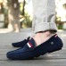 Men's Shoes Casual Suede Loafers Black / Blue / Brown / Red  