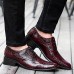 Men's Shoes Wedding / Office & Career / Party & Evening / Casual Leather Oxfords Black / Blue / Red / White  