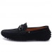 Men's Shoes Outdoor / Party & Evening / Athletic / Casual Suede / Patent Leather Loafers Black / Blue  