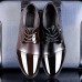 Men's Shoes Office & Career/Party & Evening/Casual Patent Leather Oxfords Black/Brown  