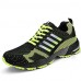 Men's Spring / Summer / Fall / Winter Comfort / Round Toe Tulle Lace-up Black / Green / Navy Running  