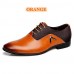 Men's Shoes Amir New Style Hot Sales Wedding / Office & Career / Party & Evening  Leather Oxfords Black/Brown/Orange  