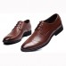 Men's Spring / Summer / Fall / Winter Closed Toe Leather Outdoor / Office & Career Black / Brown  