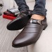 Men's Shoes Office & Career / Party & Evening / Casual Leather Oxfords Black / Brown / White  