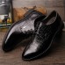 Men's Shoes Wedding/Office & Career/Party & Evening Leather Oxfords Black/Brown  