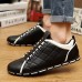 Men's Shoes Casual Fashion Sneakers Black/White/Navy  