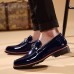 Men's Shoes Casual/Office/Wedding Fashion Trend Leather Shoes Black/Red/Brown/Bule  