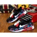 Men's Shoes Athletic Tulle Fashion Sneakers Blue / Red / White  