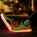 Men's LED Shoes USB charging Athletic/Casual Microfibre Fashion Sneakers Black/Green/Red/Gray  