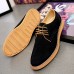 Big Size 38-47 Men's Shoes / Outdoor / Office & Career / Casual Suede OxfordsBlack / Blue / Brown / Yellow / Green  