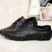 Men's Spring / Summer / Fall / Winter Round Toe Leather Casual Lace-up Black / Brown  