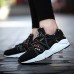 Men's Spring / Summer / Fall / Winter Comfort / Novelty / Round Toe Synthetic Lace-up Black / Red / Multi-color Walking  