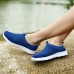 Men's Spring / Summer / Fall / Winter Comfort Tulle Casual Flat Heel Slip-on Black / Blue / Brown / Red / Gray  