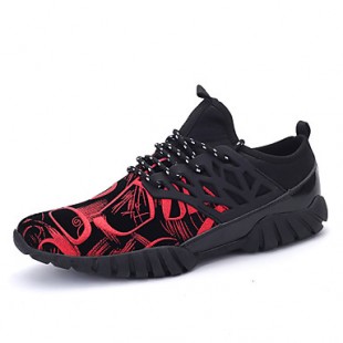 Men's Shoes EU39-EU44 Casual/Travel/Outdoor Fashion Fabirc Leather Printing Sneakers  