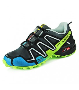 New Fashion Men's Running Shoes Synthetic Black / Blue / Green  