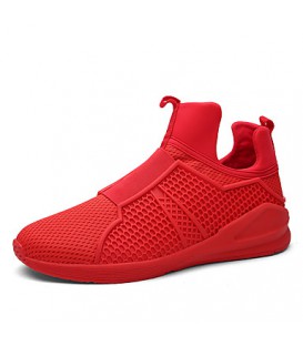 Men's Fashion Casual Fabric Sneakers Mesh Breathable High Help Sports shoes  